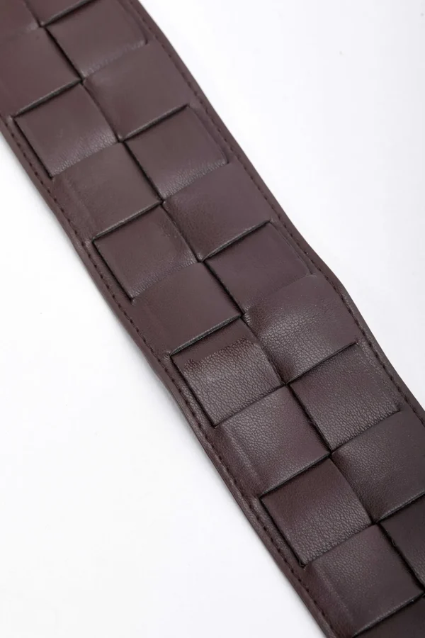 Weave Waist Brown Belt