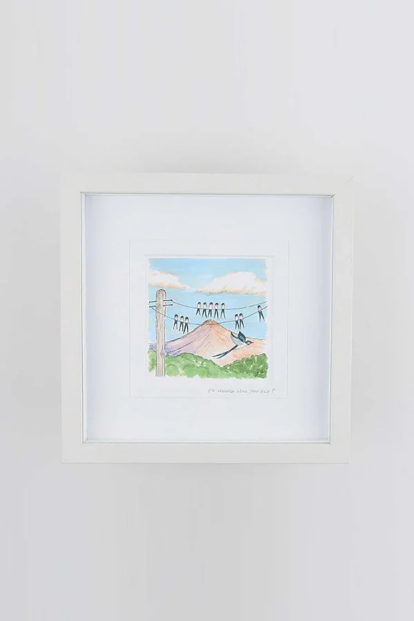 Where Will You Fly Small Framed Art Print