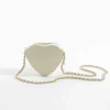 White Heart Crossbody Bag