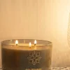 White Pomegranate 3 Wick Luxury Candle