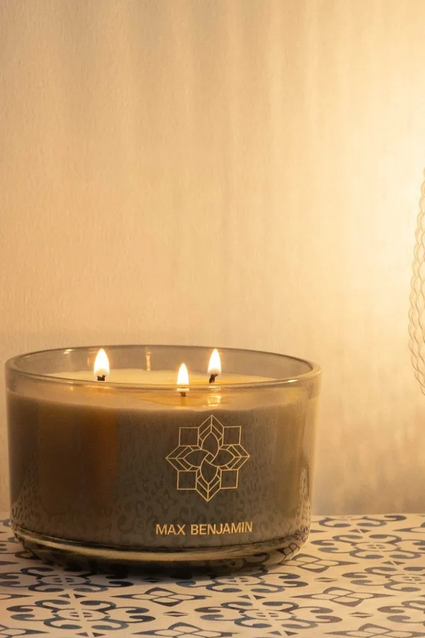 White Pomegranate 3 Wick Luxury Candle