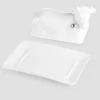 Whiteware Butter Dish