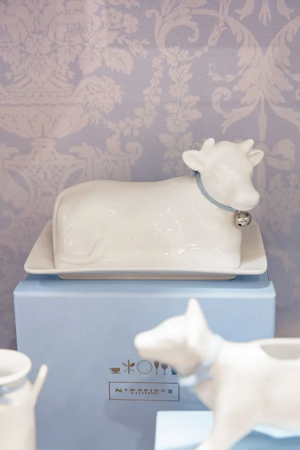 Whiteware Butter Dish