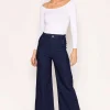 Wide Leg Jeans In Denim