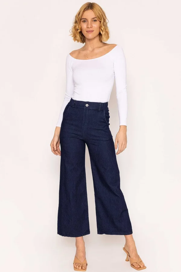 Wide Leg Jeans In Denim