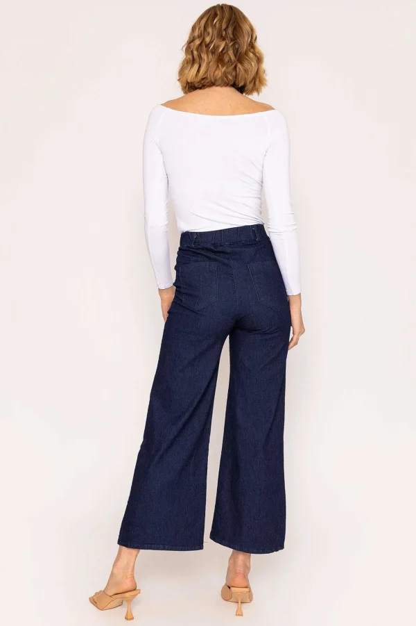 Wide Leg Jeans In Denim