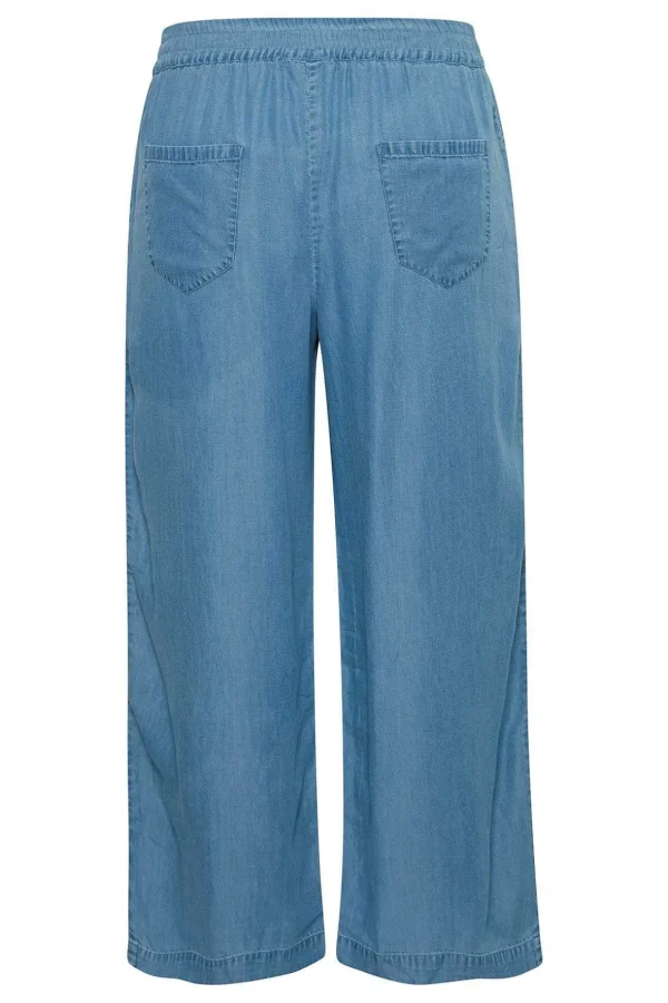 Wide Leg Jeans In Denim