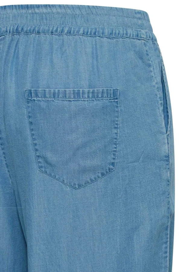 Wide Leg Jeans In Denim