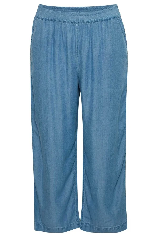 Wide Leg Jeans In Denim