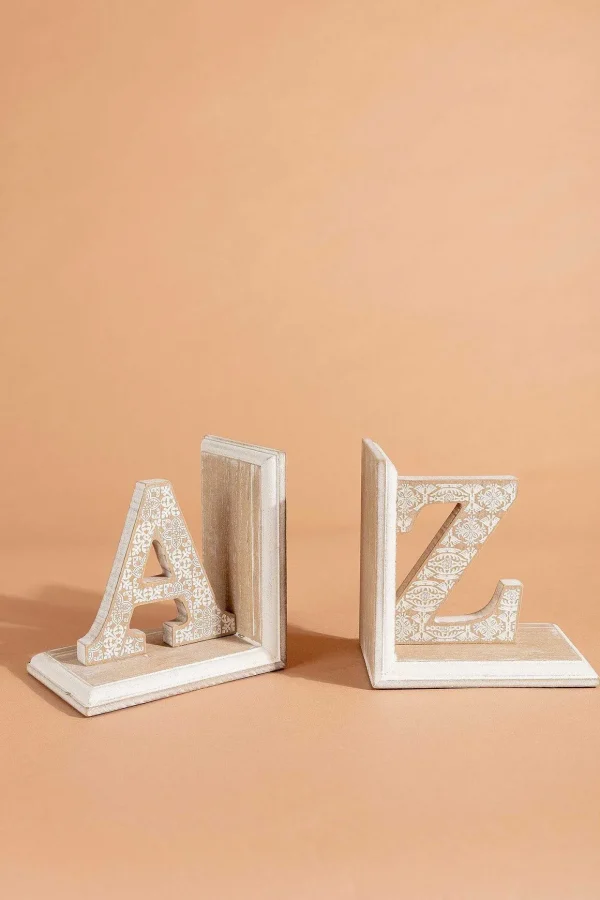 Wooden Bookends