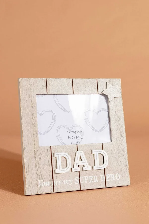 Wooden Dad Photo Frame