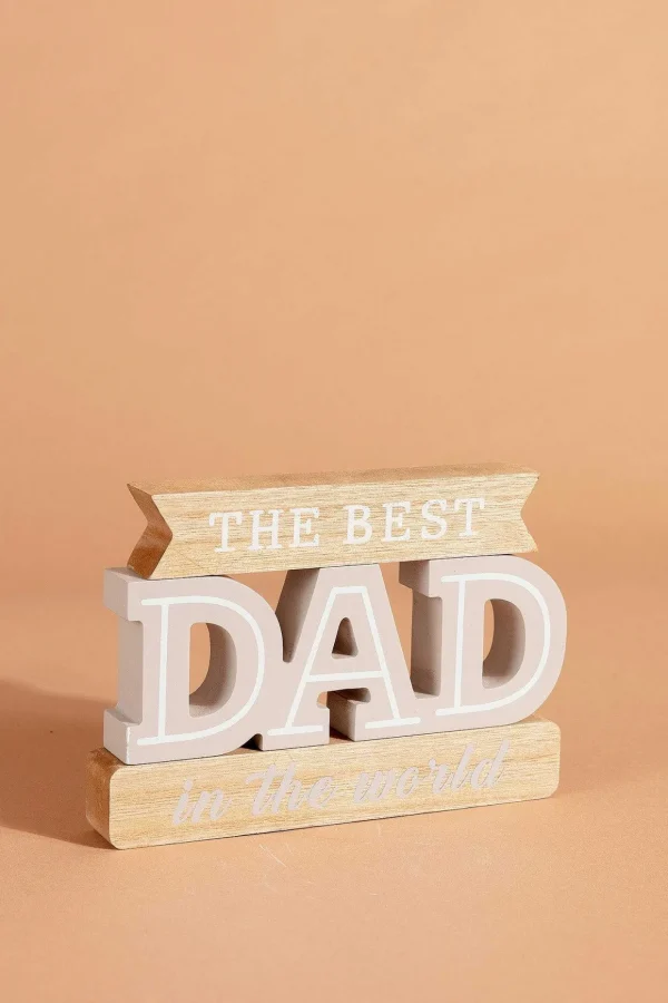 Wooden Dad Plaque