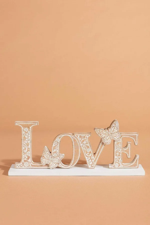 Wooden Love Plaque