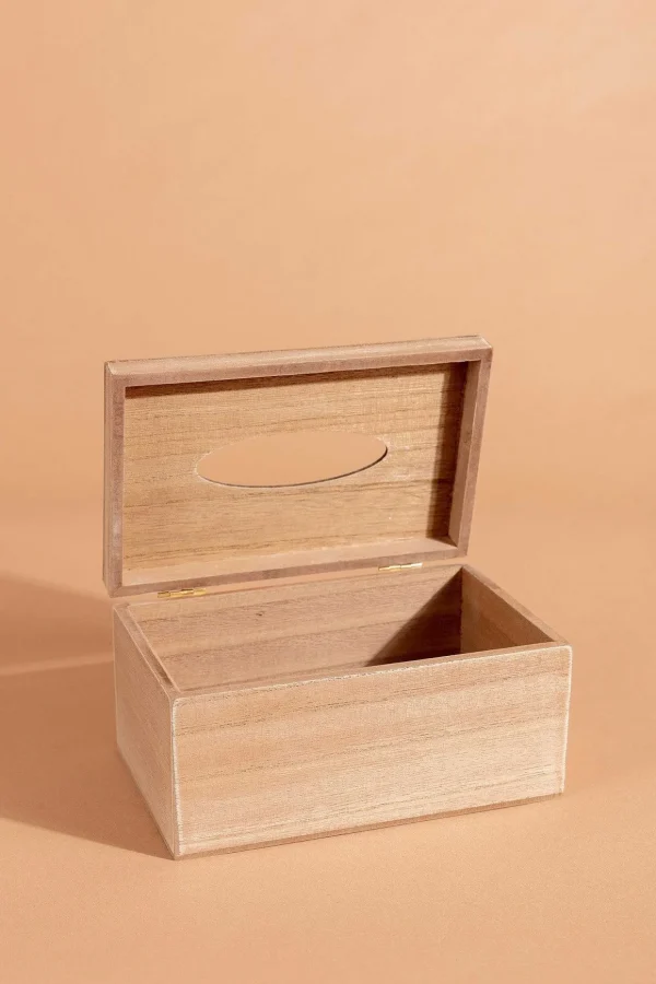 Wooden Tissue Box