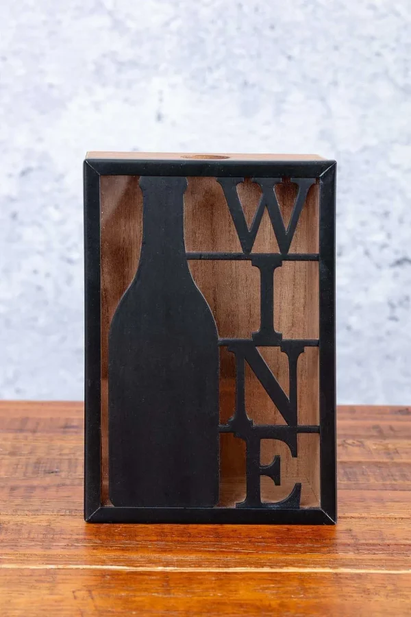 Wooden Wine Cork Box