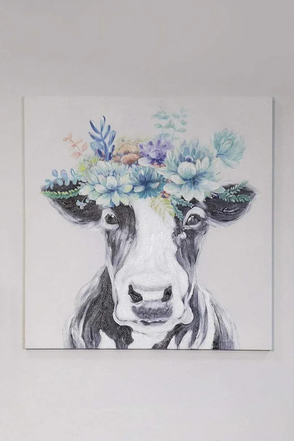 Wow Cow Canvas Art Wall