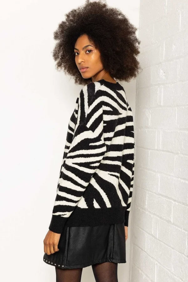 Zebra Print Knit