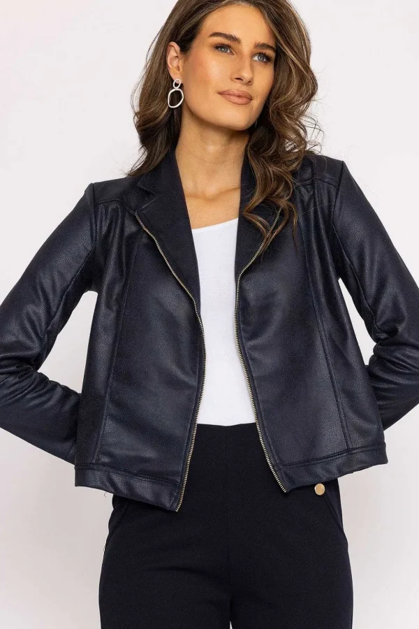 Zip Jacket In Navy