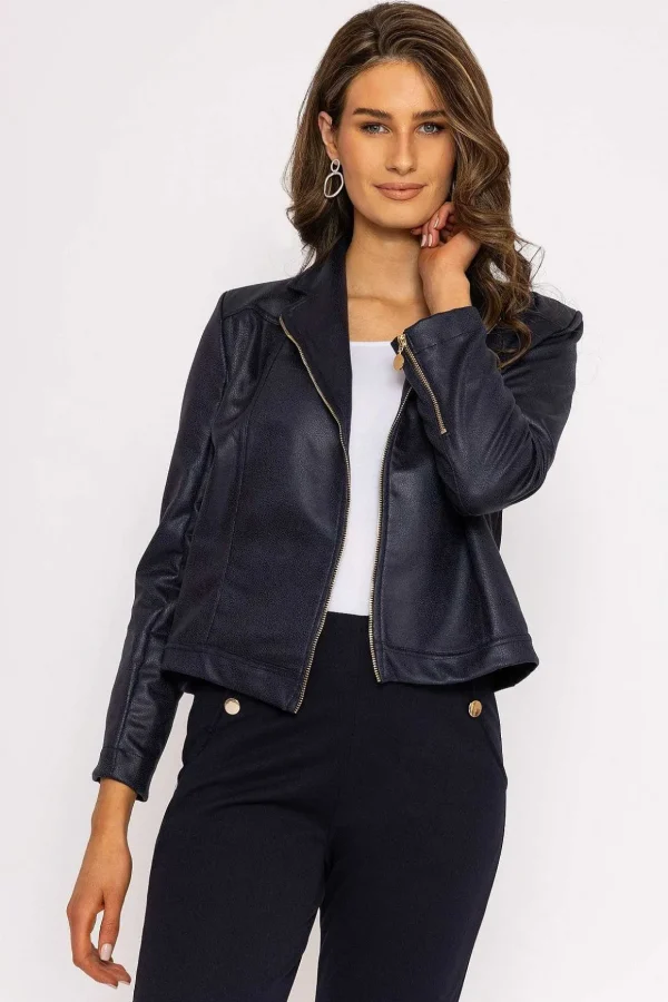Zip Jacket In Navy