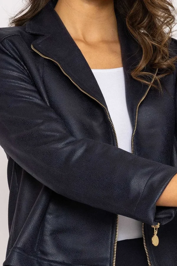 Zip Jacket In Navy